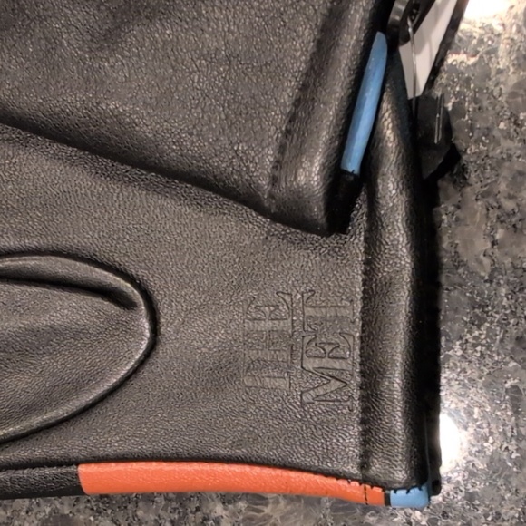 Ladies Leather Mondrian The Met Gloves Size L - Picture 6 of 7